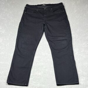 Paige Federal Jeans Mens Size 33 BLack Denim Straight Pockets